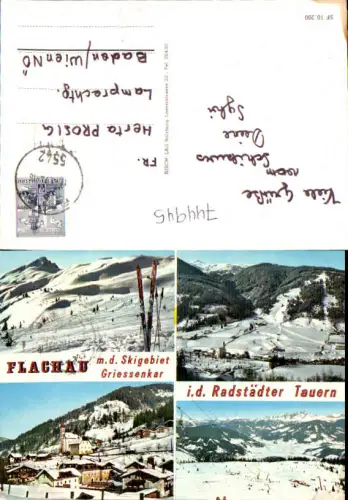 744945 Mehrbild AK Flachau mit Griessenkar Wintersport Skilift Kirche