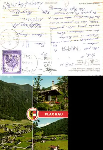 744957 Mehrbild AK Flachau Ansicht Kirche Sessellift im Sommer