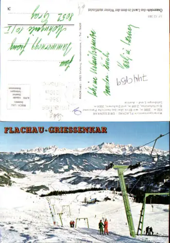 744959 Flachau Griessenkar m. Dachstein Skilift Wintersport