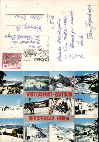 744963 Mehrbild AK Flachau Griessenkar Wintersport Skilift