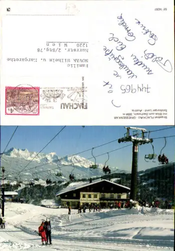 744965 Flachau Griessenkar mit Blick zum Dachstein Skilift Wintersport