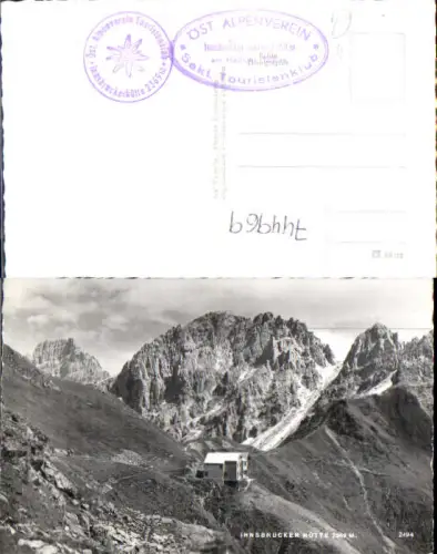 744969 Foto AK Innsbrucker Hütte Gschnitz Neustift im Stubaital