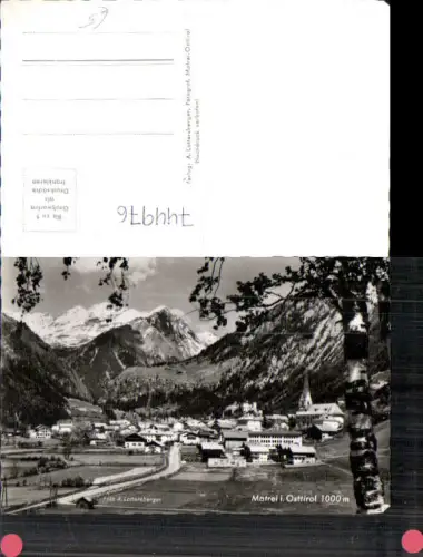 744976 Foto AK Matrei i. Osttirol Ansicht m. Baum i. Vordergrund