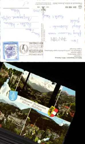 744984 Mehrbild AK Bad Gastein Wasserfall Radhausberg Gamskar Kurzentrum