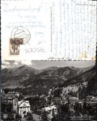745005 Foto AK Bad Gastein m. Gamskarkogel Ansicht m. Kirche pub Cosy 700a