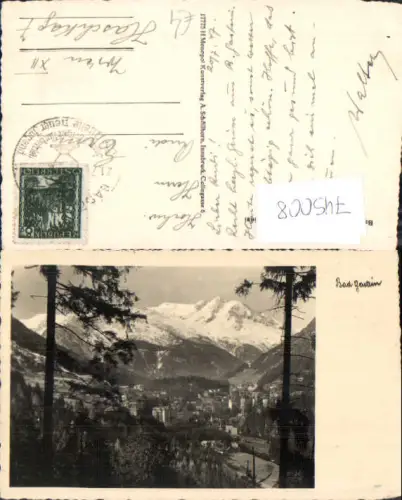 745008 Foto AK Bad Gastein Ansicht Bäume i. Vordergrund