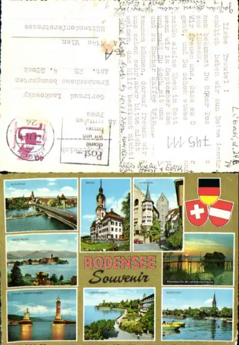 745111 Mehrbild AK Bodensee Konstanz Birnau Radolfzell Langenargen