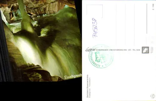 745238 Obertraun Dachstein-Rieseneishöhlen Eisabgrund Tristandom Höhle Bergbau