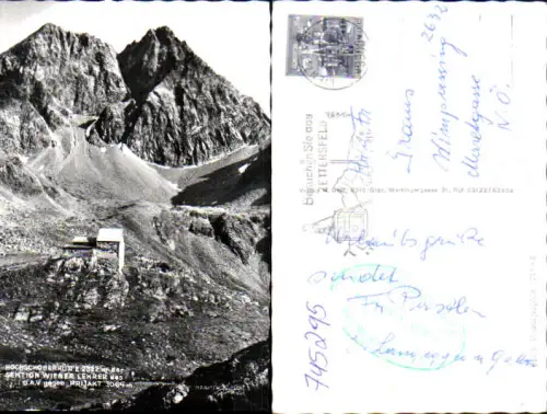 745295 Foto AK Hochschoberhütte geg. Prijakt Ainet b. Lienz