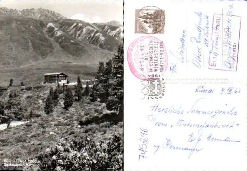 745296 Foto AK Kühtai i. Tirol Dortmunder Hütte