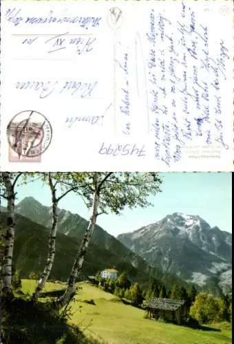 745299 Steinerkogel-Haus Mayrhofen Zillertal mit Tristner u. Grünberg Birke Baum