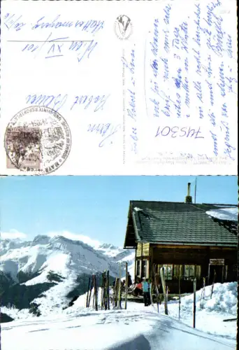 745301 Penkenjochhütte Mayrhofen Zillertal geg. Kalkwand Grüblspitze Wintersport