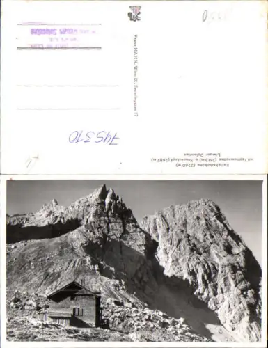 745310 Foto AK Tristach Karlsbader Hütte Teplitzerspitze Simonskopf Lienzer Dolomiten