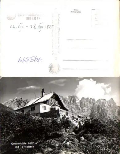 745319 Foto AK Ellmau Tirol Gruttenhütte m. Törlspitzen