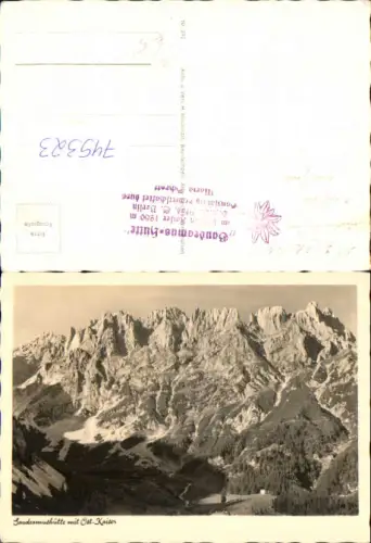 745323 Foto AK Gaudeamushütte m. Ostkaiser Going am Wilden Kaiser
