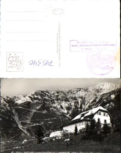 745340 Foto AK Rax Naturfreundeschutzhaus a. Waxriegel Neuberg a. d. Mürz Kapellen