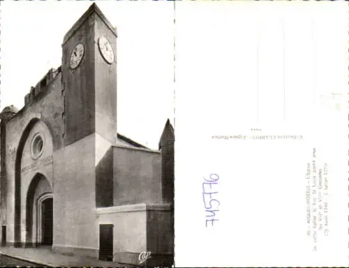 745776 Foto AK Aigues-Mortes L Eglise De cette Eglise le Roy St Louis France