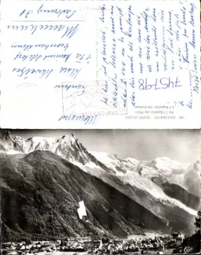 745798 Foto AK Chamonix Mont Blanc De l Aiguille du Plan a l Aiguille du Gouter France