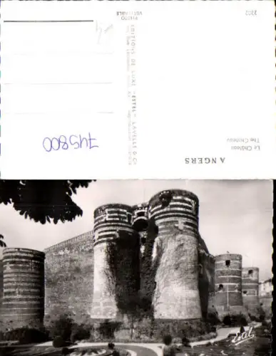 745800 Foto AK Angers Le Chateau Schloss France