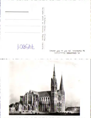 745801 Foto AK Chartres Eure-et-Loir La Cathedrale Kathedrale France