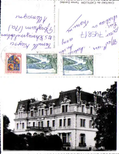 745817 Foto AK Chateau de Castillon Tarnos Landes Schloss France