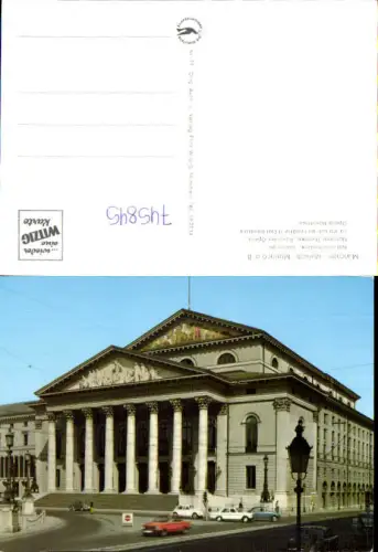 745845 München Munich Nationaltheater Staatsoper VW Käfer