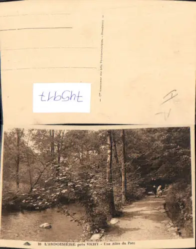 745917 L Ardoisiere pres Vichy Une Allee du Parc Allee France