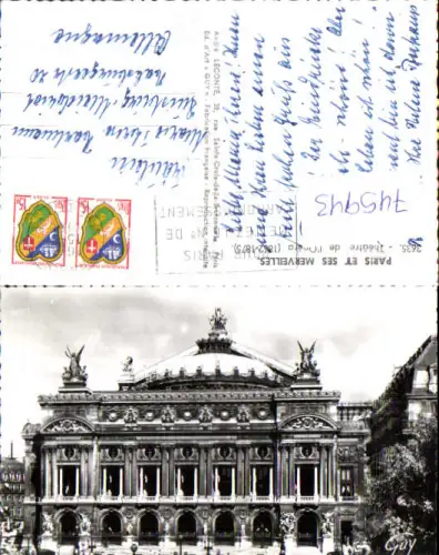 745943 Foto AK Paris Theatre de l Opera Theater Oper France