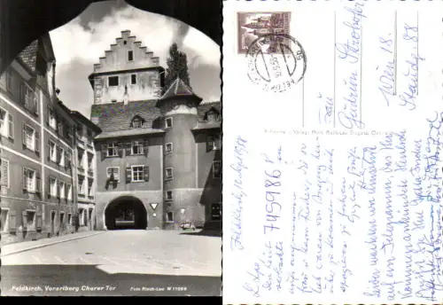 745986 Foto AK Feldkirch Churer Tor pub Risch-Lau W 11096