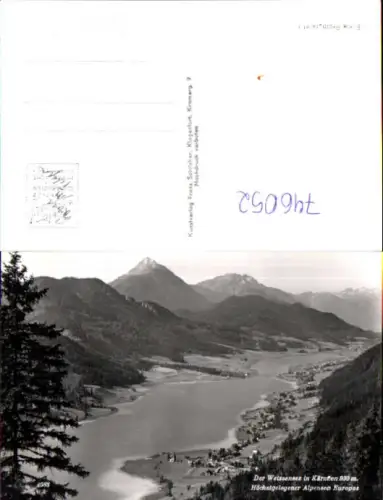 746052 Foto AK Weissensee in Kärnten Techendorf Weißensee