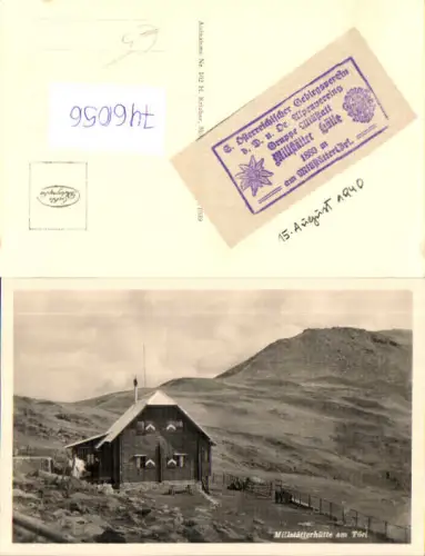 746056 Foto AK Millstätterhütte a. Törl 1940 Millstätter Hütte Laubendorf Millstatt a. See