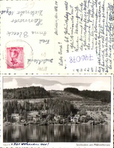 746078 Foto AK Seeboden a. Millstättersee Blick aufs Ufer