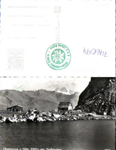 746094 Foto AK Kartitsch Obstansersee u. Hütte geg. Großglockner