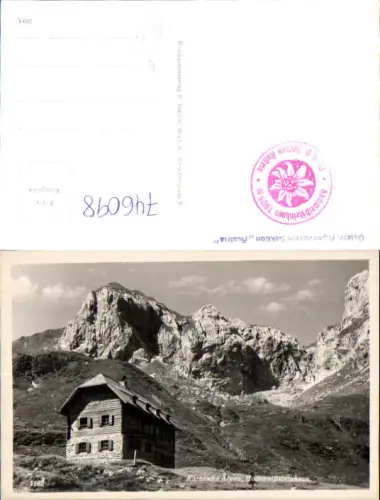 746098 Foto AK Karnische Alpen Hochweißsteinhaus Lesachtal Liesing