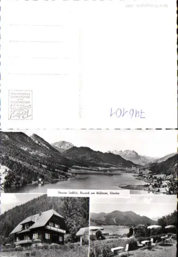 746101 Mehrbild AK Pension Seeblick Neusach a. Weißensee Gemeinde Weißensee