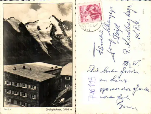 746113 Foto AK Großglockner b. Heiligenblut a. Großglockner Kaiser-Franz-Josefs-Höhe