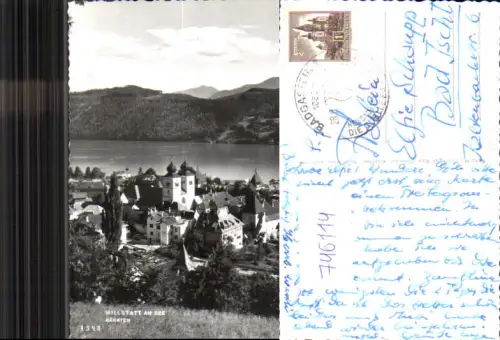 746114 Foto AK Millstatt a. See Ansicht a. Kirche Stiftskirche