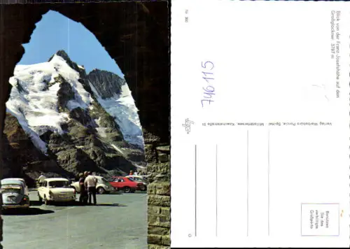 746115 Foto AK Kaiser-Franz-Josefs-Höhe Blick a. Großglockner b. Heiligenblut VW Käfer