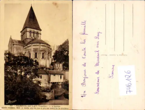 746126 Mareuil-sur-Lay L Eglise Kirche France