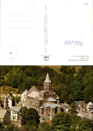 746200 Luftbild L Auvergne Pittoresque Orcival Eglise Romane Kirche France