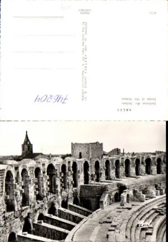 746204 Foto AK Arles Interieur des Arenes Arena France