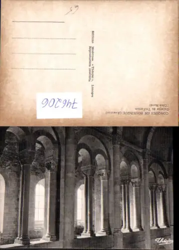 746206 Conques en Rouergue Aveyron Galerie du Triforium Cote Nord France