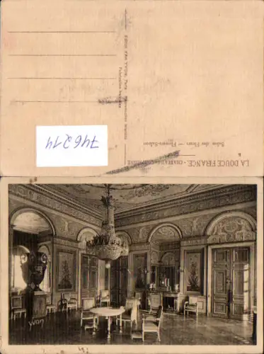 746214 Chateau de Compiegne Salon des Fleurs Blumensalon Schloss France