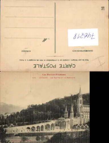 746218 Lourdes Les Rampes et la Basilique Religion France