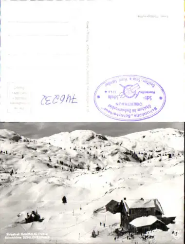 746232 Foto AK Hallstatt Obertraun Gjaidalm Schutzhütte Schilcherhaus Wintersport