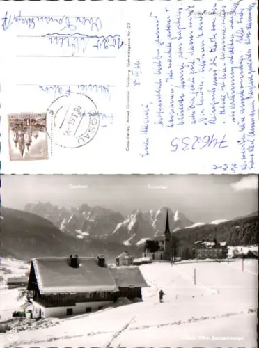 746235 Foto AK Gosau Salzkammergut Wintersport