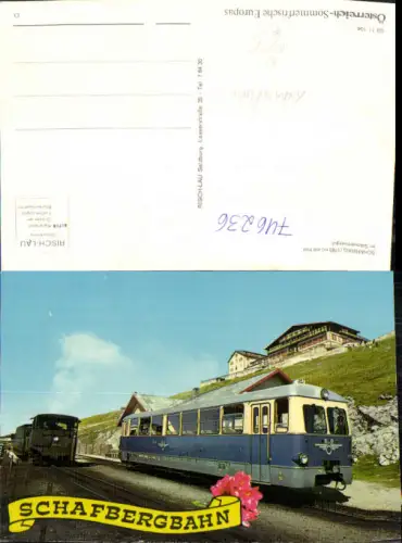 746236 St Wolfgang i. Salzkammergut Schafberg m. Hotel Schafberg Zahnradbahn