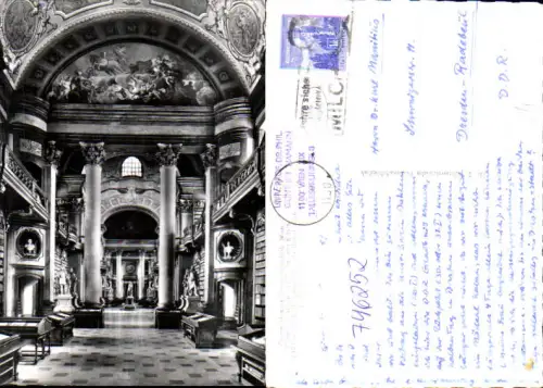746252 Foto AK Wien Vienna Prunksaal Österreichische Nationalbibliothek Bibliothek