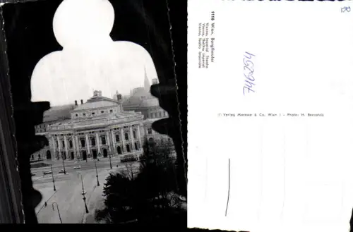 746254 Foto AK Wien Vienna Burgtheater Blick v. Rathaus