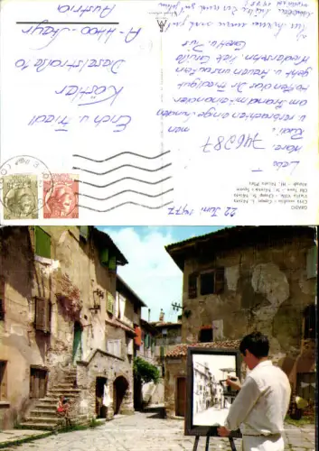 746287 Grado Citta vecchia Campo S. Niceta Maler Künstler Kunst Italy